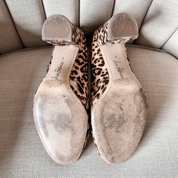 Sam Edelman Stillson Leopard Calf-Hair Pumps - SIZE 8 - Picture 12 of 12